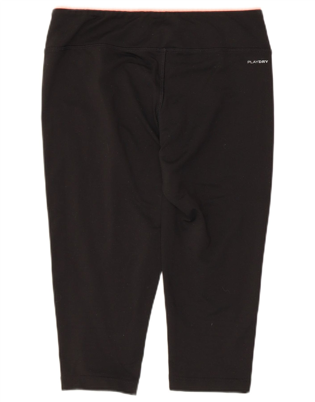 Leggings Capri aderenti Reebok da donna UK 14 medio nero poliestere