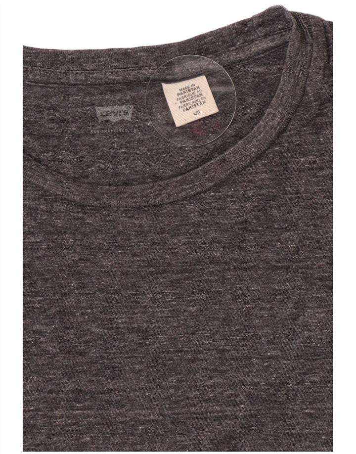 T-shirt da donna Levi's Top UK 16 grande grigio screziato