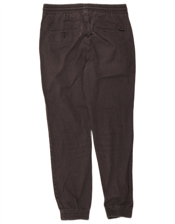 Pantaloni chino da jogging da donna Volcom medi W30 L27 cotone grigio