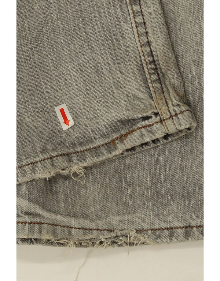 Jeans dritti da uomo Marks & Spencer W34 L33 cotone grigio