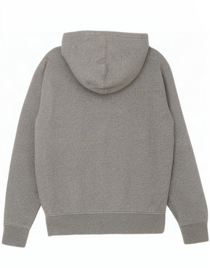 Maglione con cappuccio e zip da uomo Gap piccolo in cotone chiazzato grigio