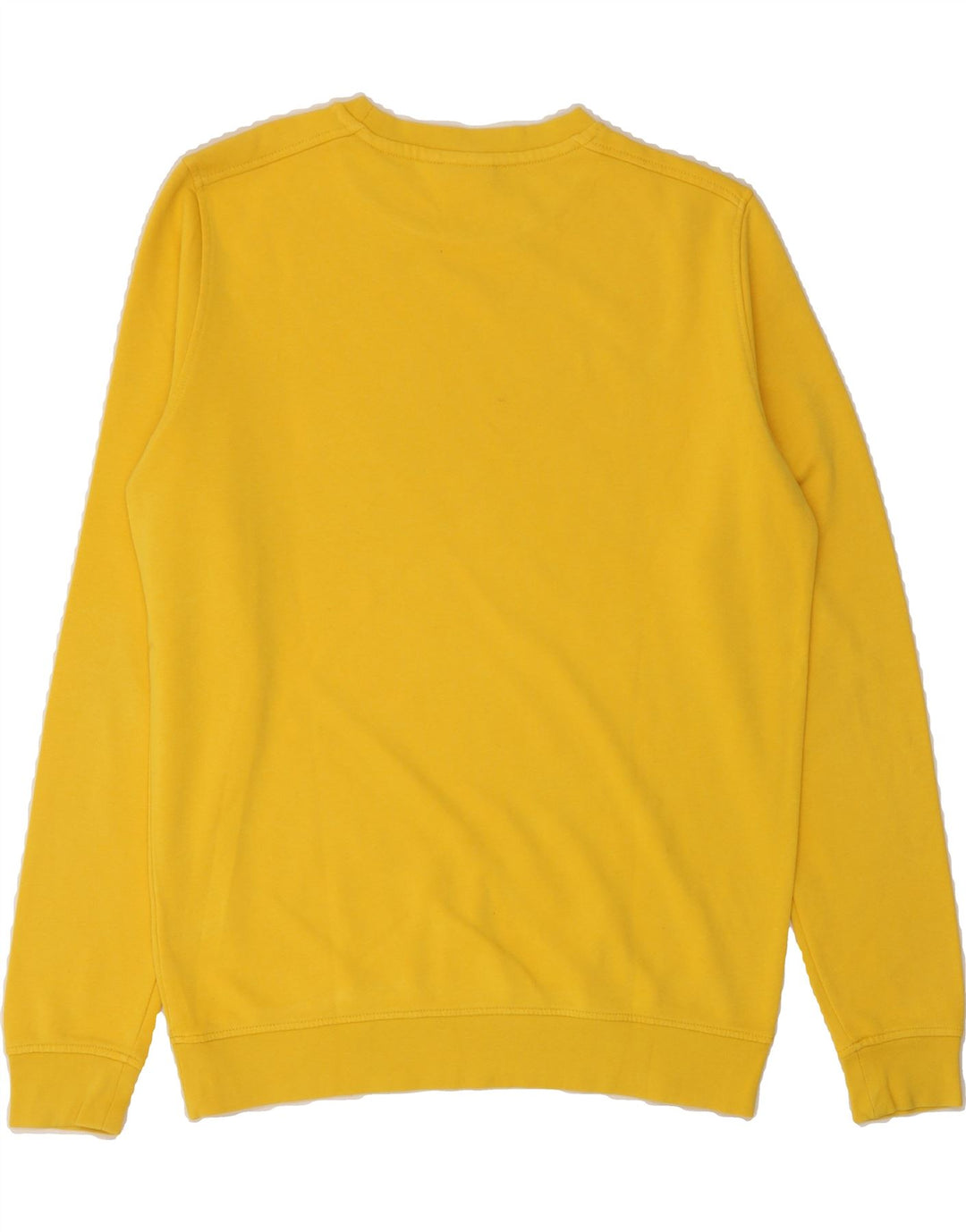 ELLESSE Mens Graphic Sweatshirt Jumper Small Yellow Cotton Vintage Ellesse and Second-Hand Ellesse from Messina Hembry 