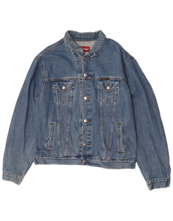 Giacca in denim da uomo Carrera UK 44 2XL Blu