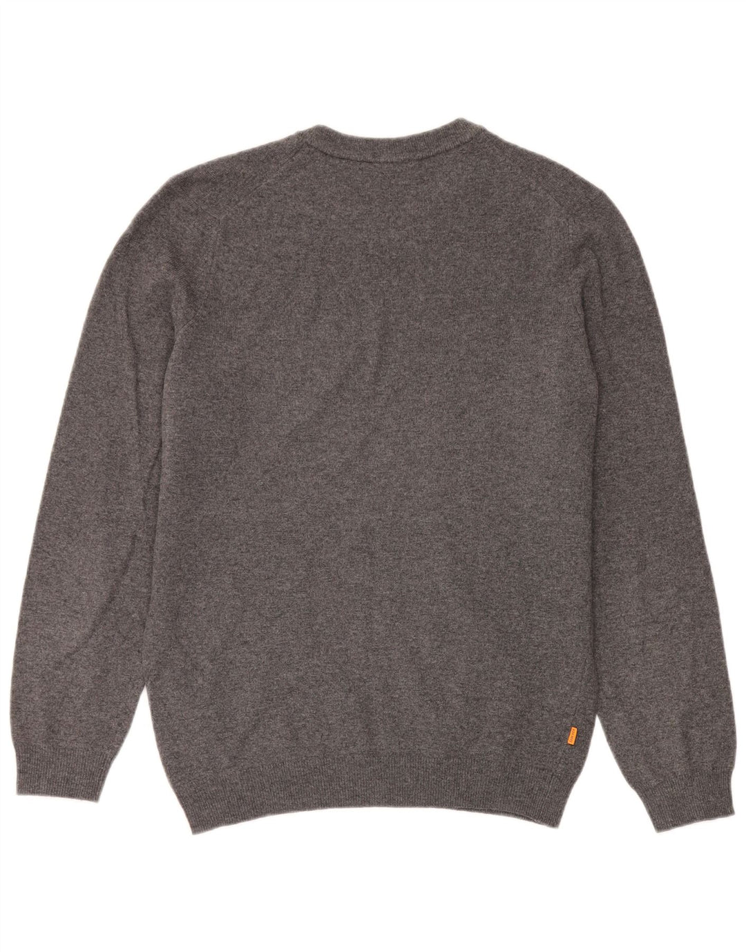 Maglione maglione girocollo da uomo Timberland in lana grigio medio