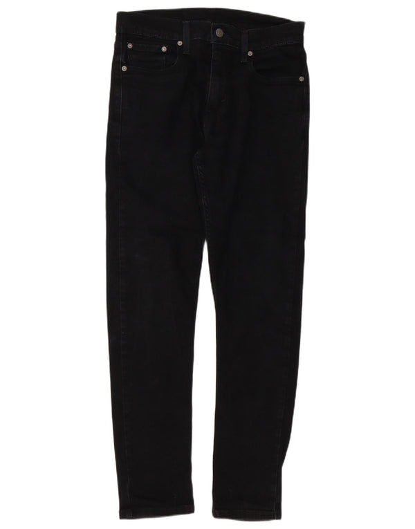 Jeans Levi's Uomo 512 Slim affusolati W30 L29 Cotone Nero