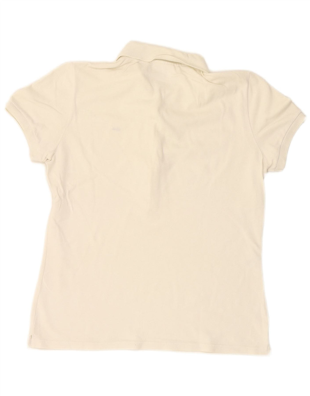 Polo da donna LACOSTE taglia 44 grande cotone bianco
