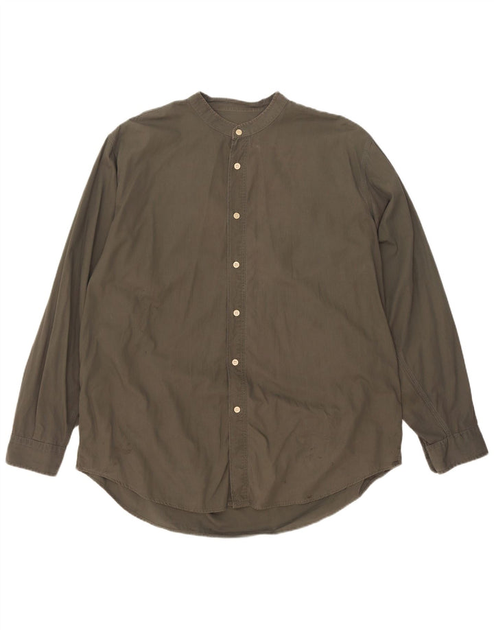 Camicia da uomo Rifle XL in cotone kaki