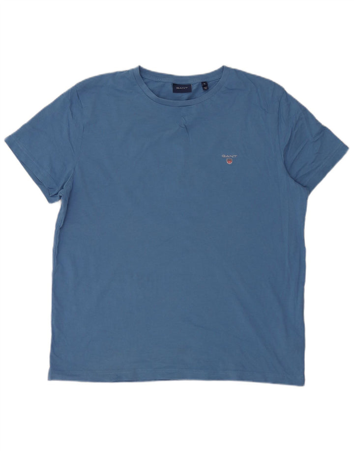 Gant T-shirt da uomo Top XL in cotone blu