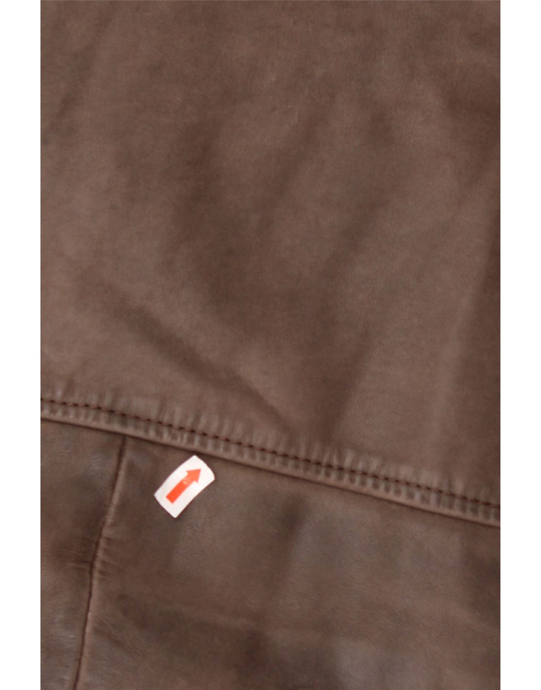 Giacca in pelle da uomo VINTAGE UK 36 Piccola pelle marrone