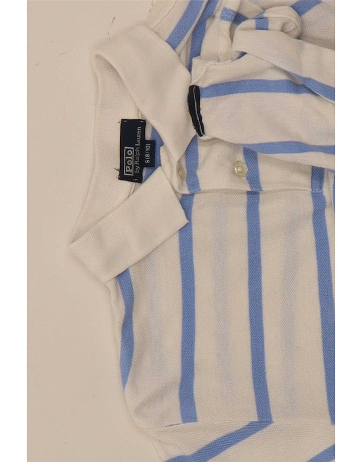 Polo Ralph Lauren Camicia da bambino 7-8 anni Piccola a righe bianche