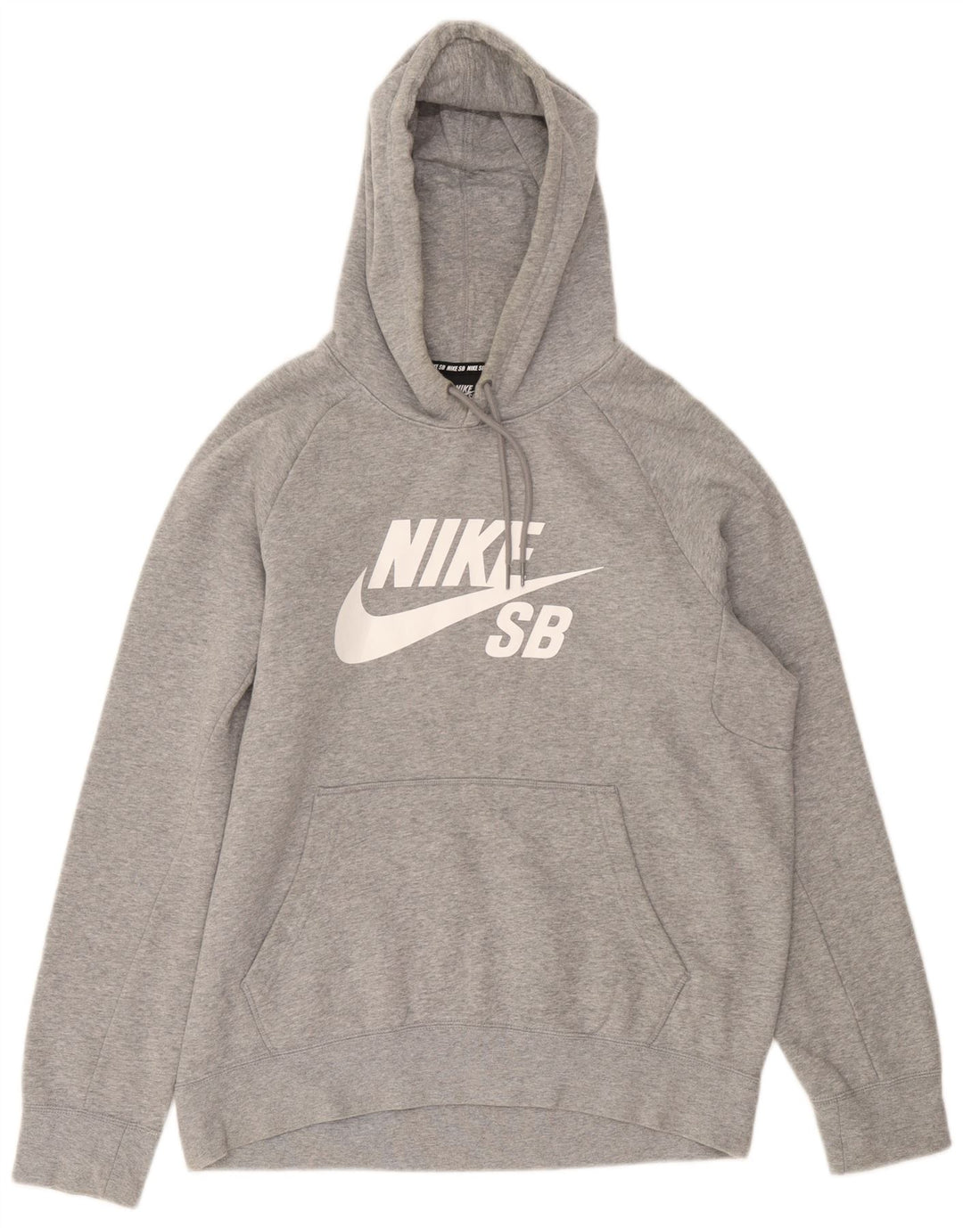 Nike Uomo Nike SB Graphic Felpa con cappuccio Felpa in cotone chiazzato grigio medio