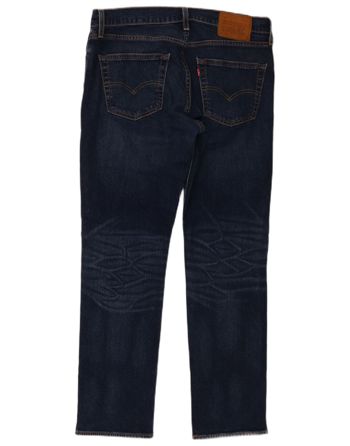 Levi's Uomo 511 Slim Jeans W32 L30 Blu Navy Cotone