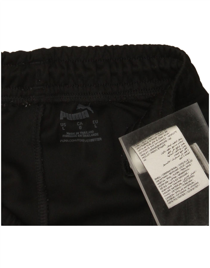 Pantaloni da tuta da uomo Puma Joggers grandi neri in poliestere