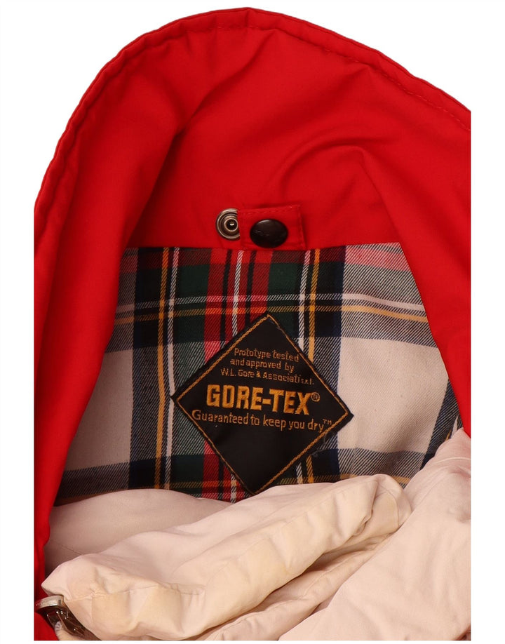 MANUDIECI Mens Windbreaker Coat UK 40 Large Red