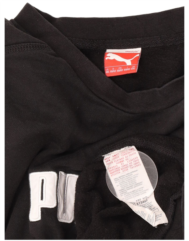 Felpa grafica da uomo Puma Jumper 2XL cotone nero