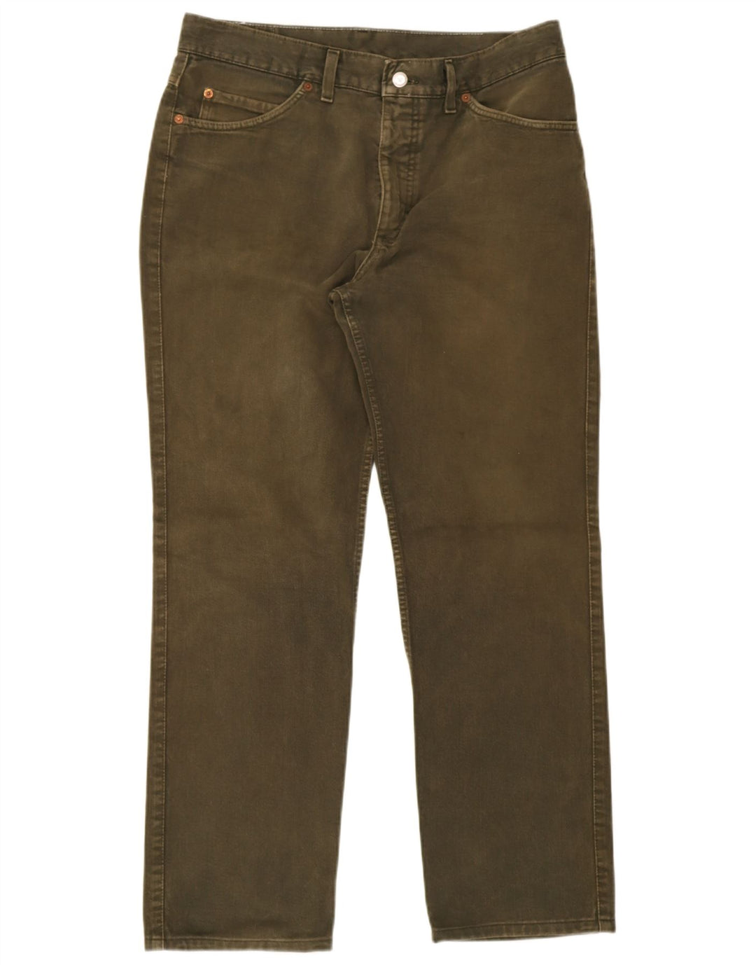 Jeans dritti da uomo Mustang W36 L32 cotone verde