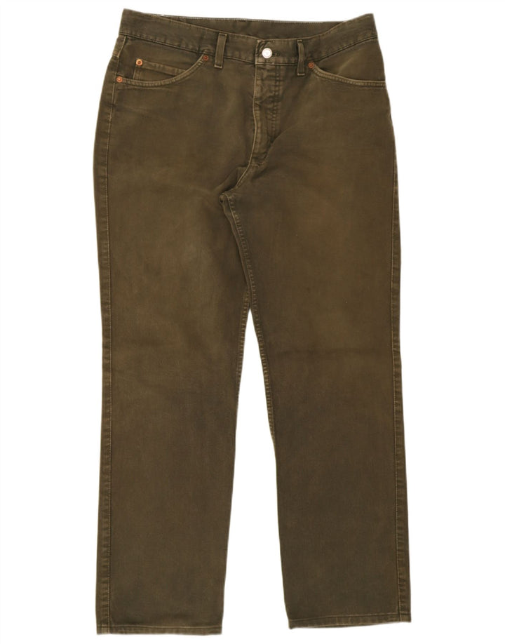 Jeans dritti da uomo Mustang W36 L32 cotone verde