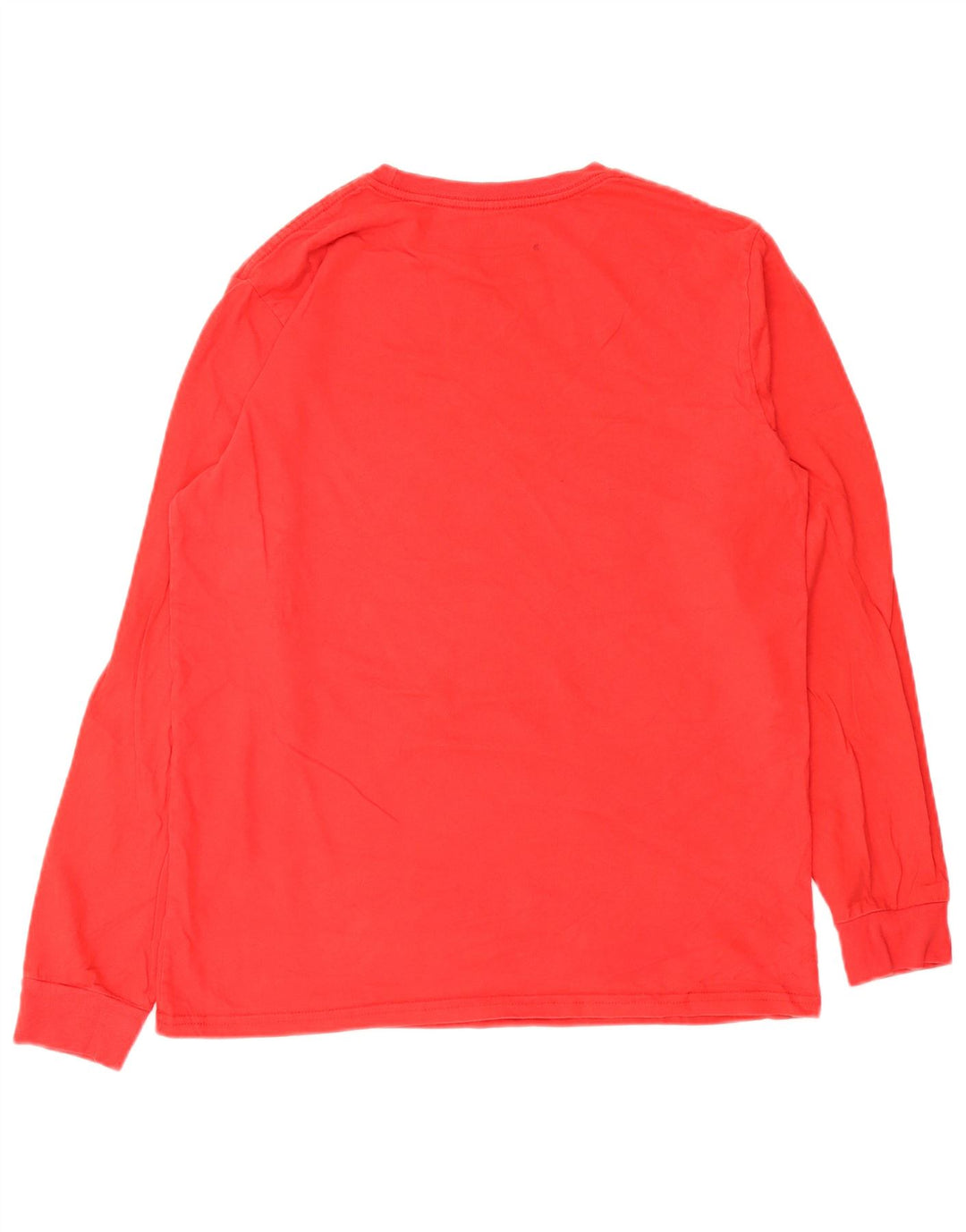 T-shirt grafica da uomo Volcom a maniche lunghe grande in cotone rosso