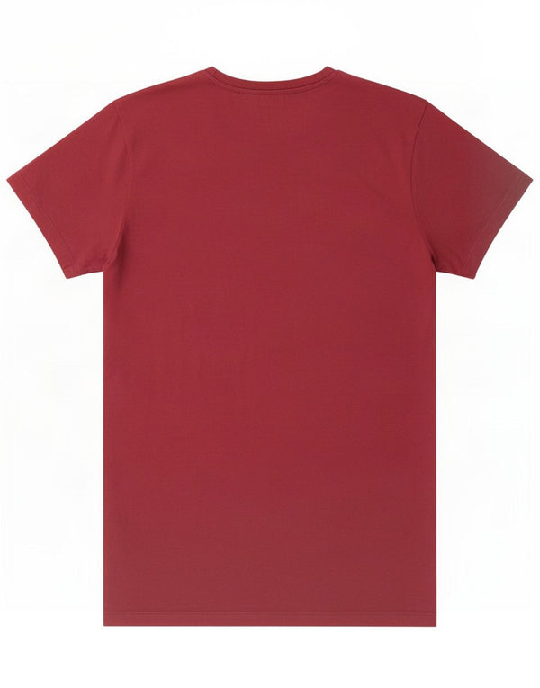 T-shirt grafica da uomo Jack & Jones Top XL in cotone bordeaux