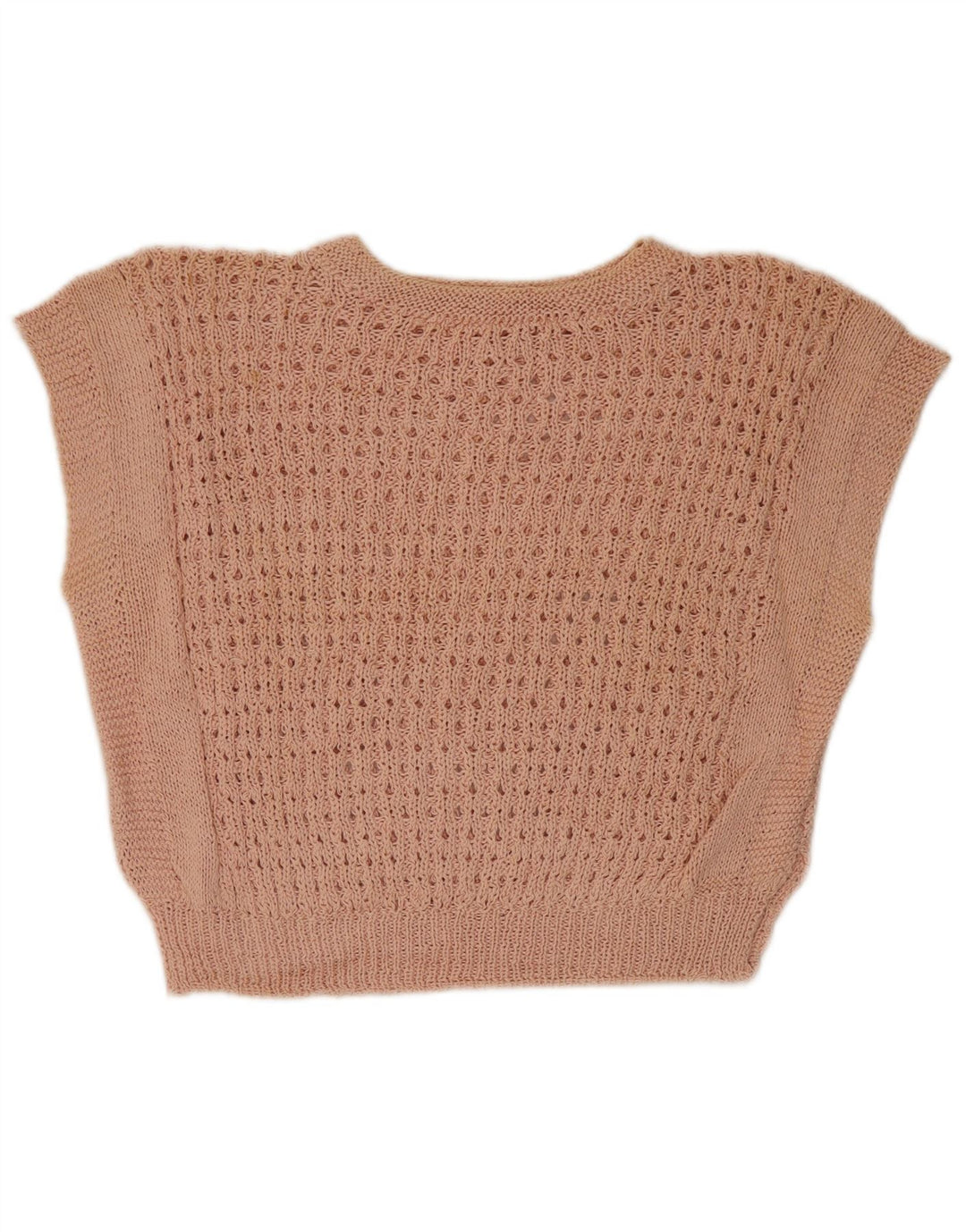 Canotta corta da donna vintage UK 12 rosa medio
