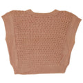 Canotta corta da donna vintage UK 12 rosa medio