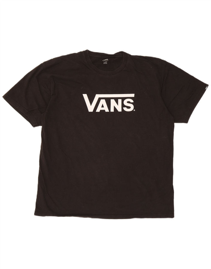 Maglietta grafica da uomo Vans XL XL in cotone nero
