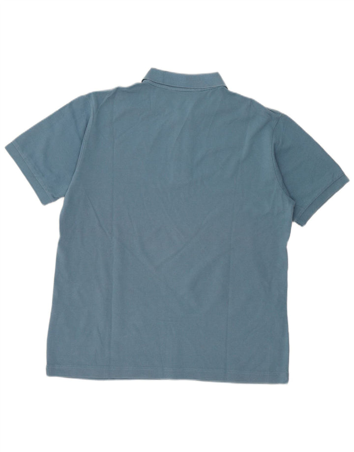 Polo Kappa Uomo Large Blu In Cotone