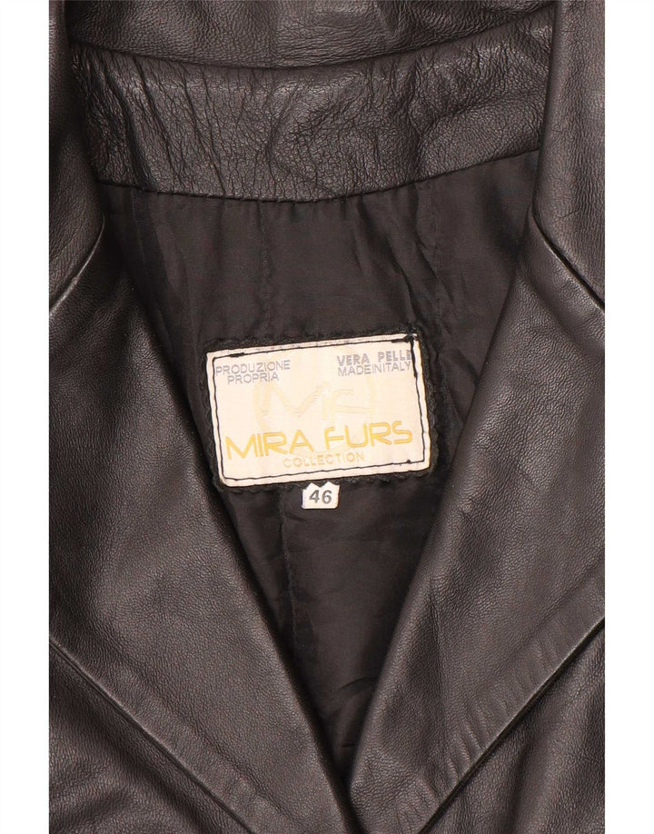 Giacca in pelle da donna Mira Furs IT 46 Large in pelle nera