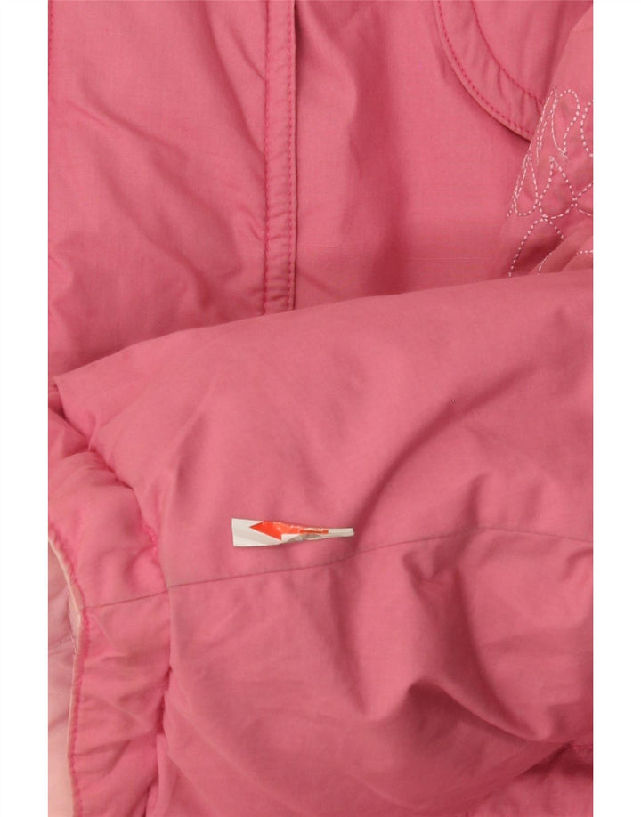 Giacca imbottita oversize grafica da donna Diadora UK 10 Small poliestere rosa