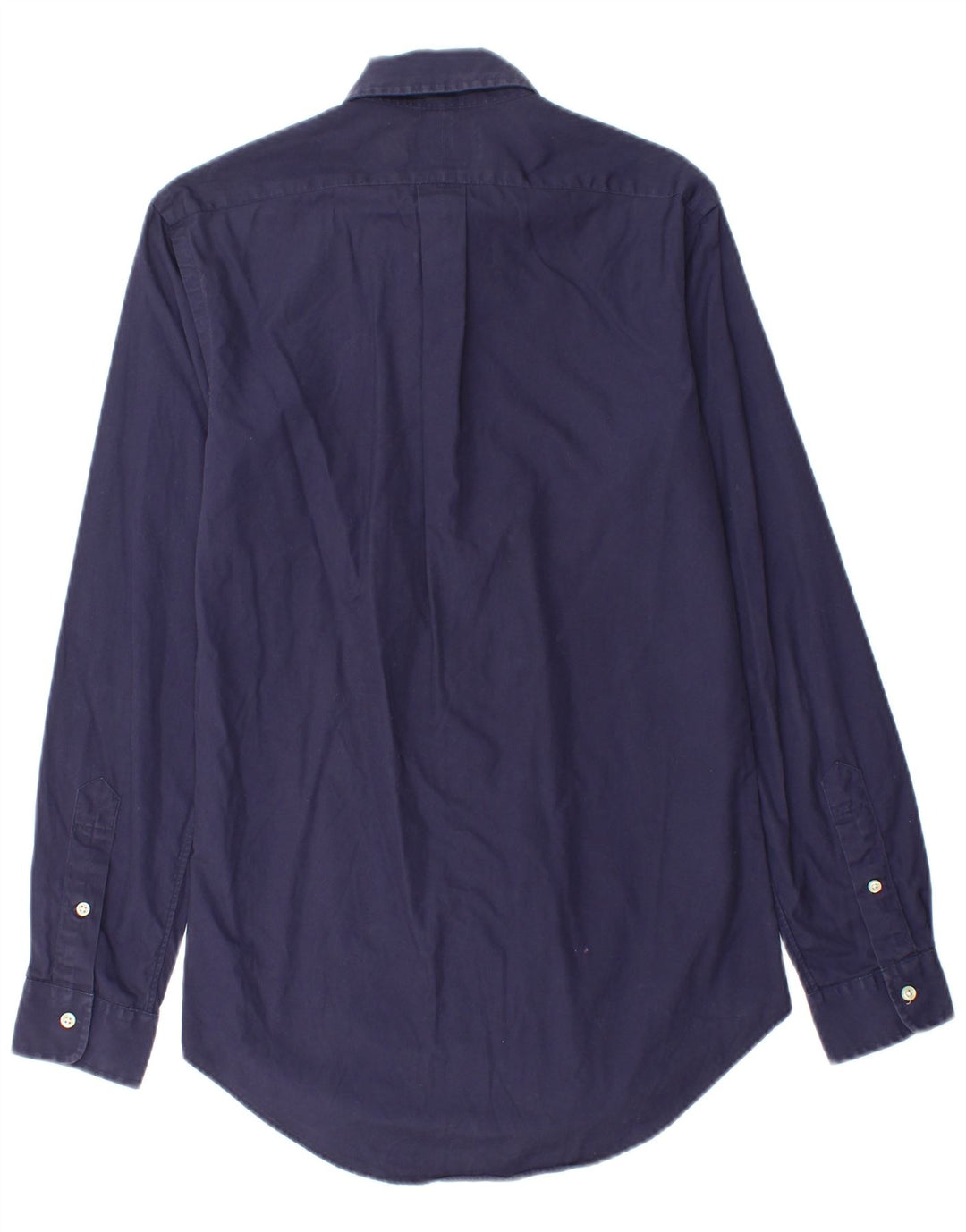 POLO RALPH LAUREN Camicia da uomo su misura XS in cotone blu navy