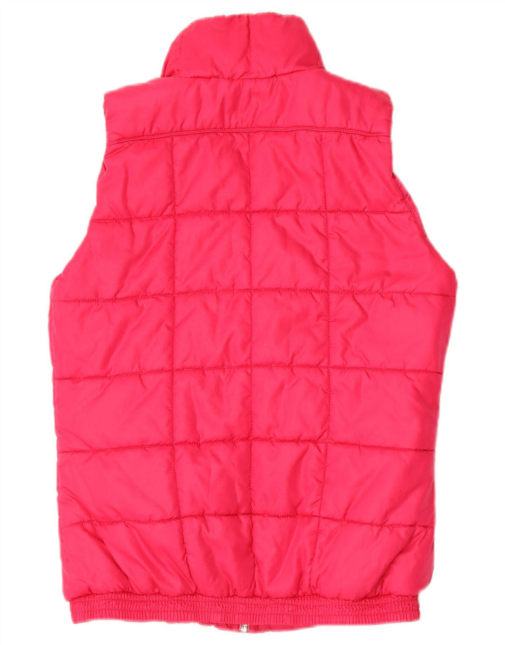 Gilet imbottito da donna Adidas UK 12/14 poliestere rosa medio