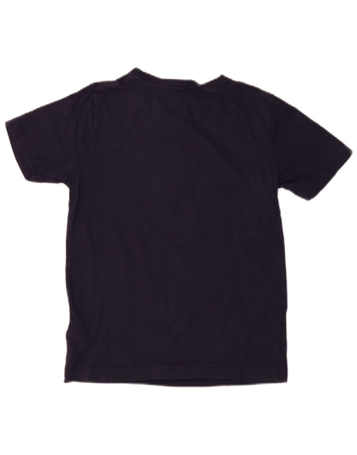 T-shirt grafica Jordan da bambino, 10-11 anni, in cotone blu navy medio