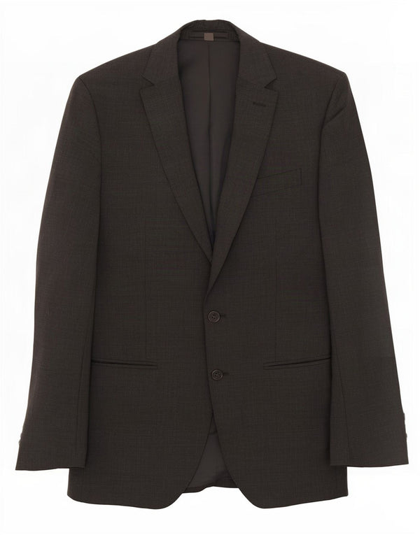 Giacca blazer a 2 bottoni da uomo Marks & Spencer taglia 38 in lana grigio medio
