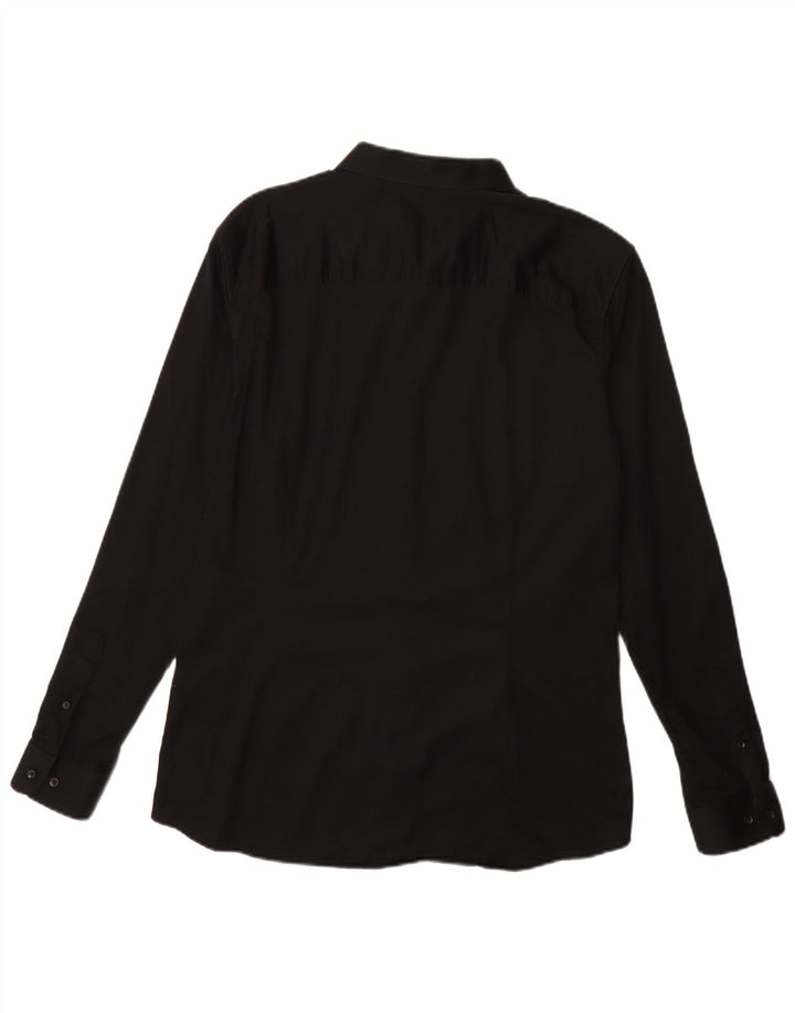 JACK & JONES Camicia da uomo XL in cotone nero