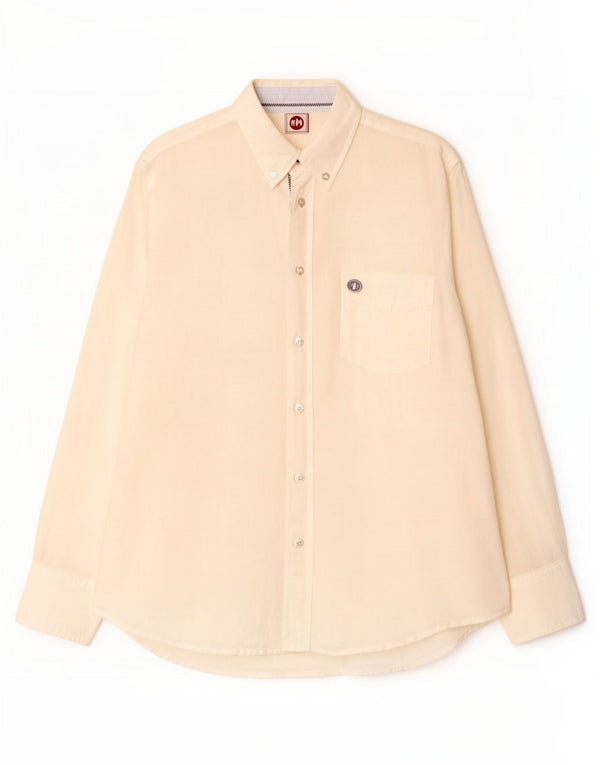 Camicia da uomo Regular Fit Murphy & Nye Lino bianco medio