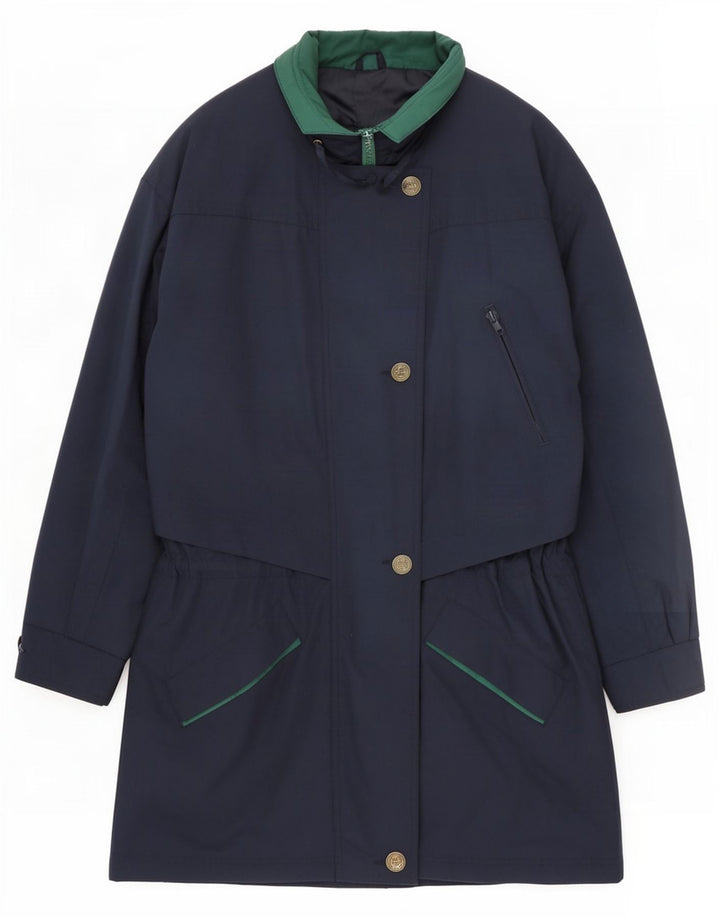 Impermeabile oversize da donna St. Bernard UK 10 piccolo poliestere blu navy