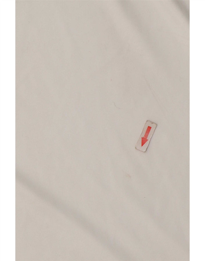 Polo Adidas da uomo in poliestere bianco medio