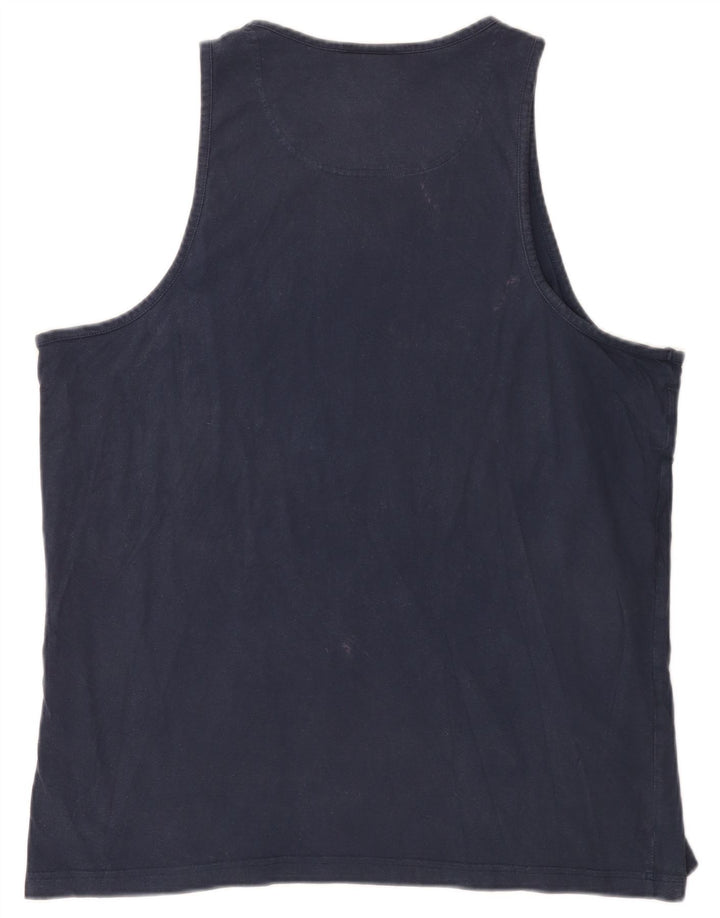 Canotta da uomo Umbro 2XL in cotone blu navy