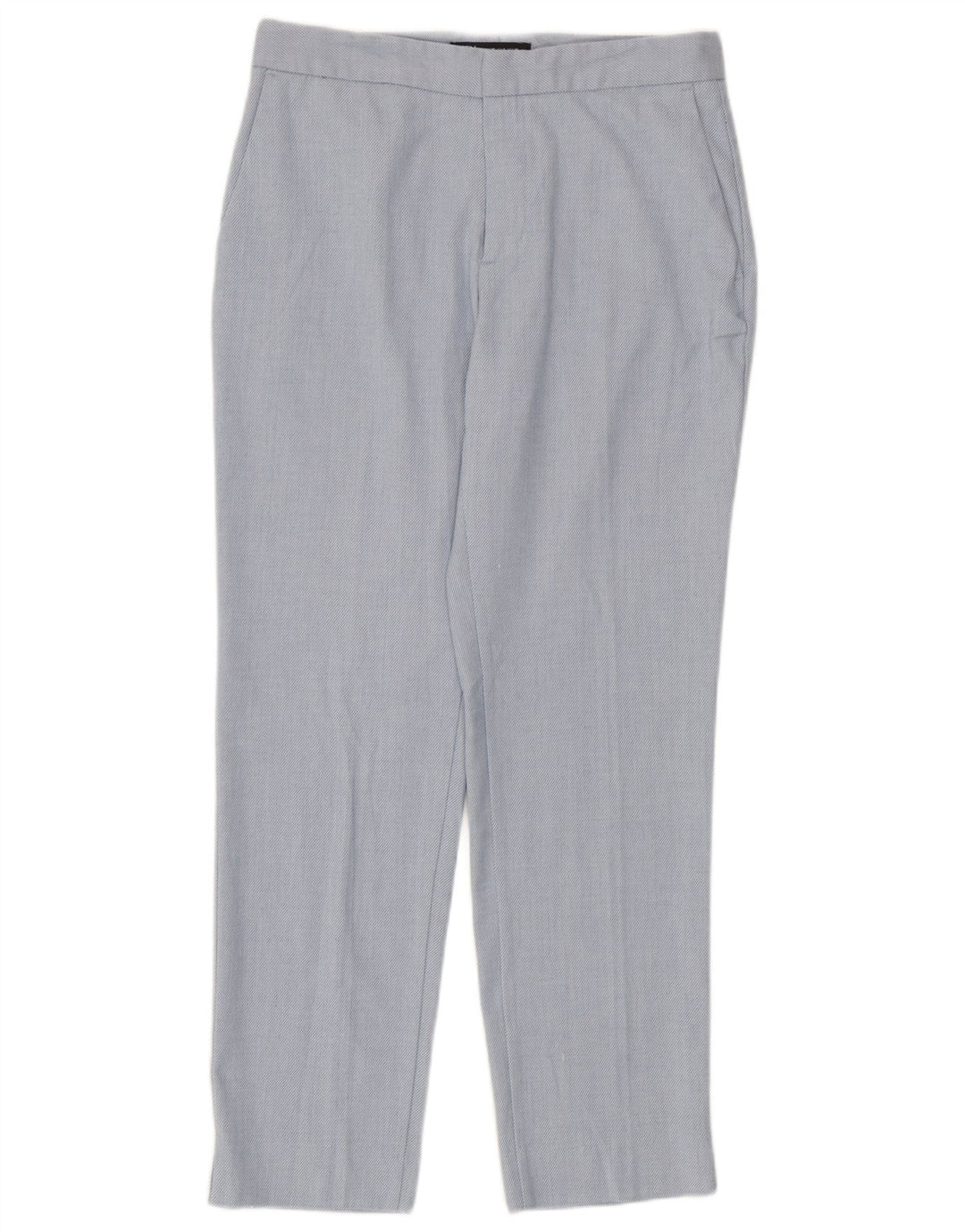 Pantaloni chino dritti da donna Zara EU 38 Small W28 L27 poliestere blu