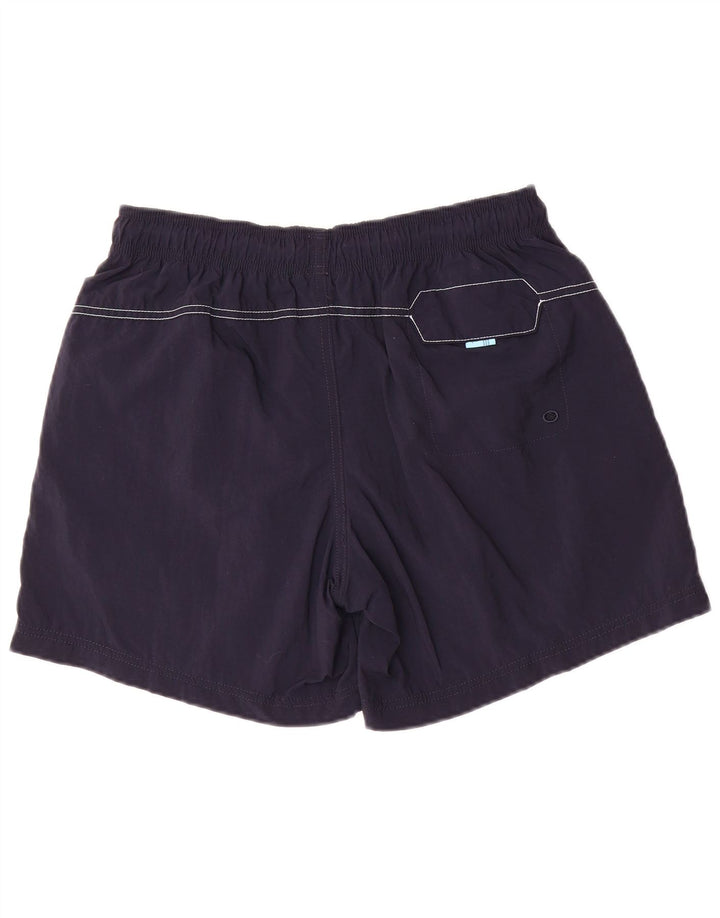 Pantaloncini da bagno da uomo Adidas medi blu navy in poliestere