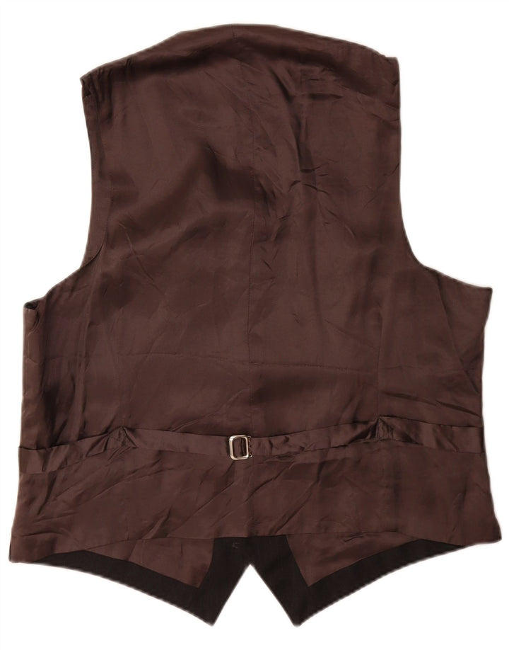 Gilet Uomo Vintage IT 54 XL Lana Nera