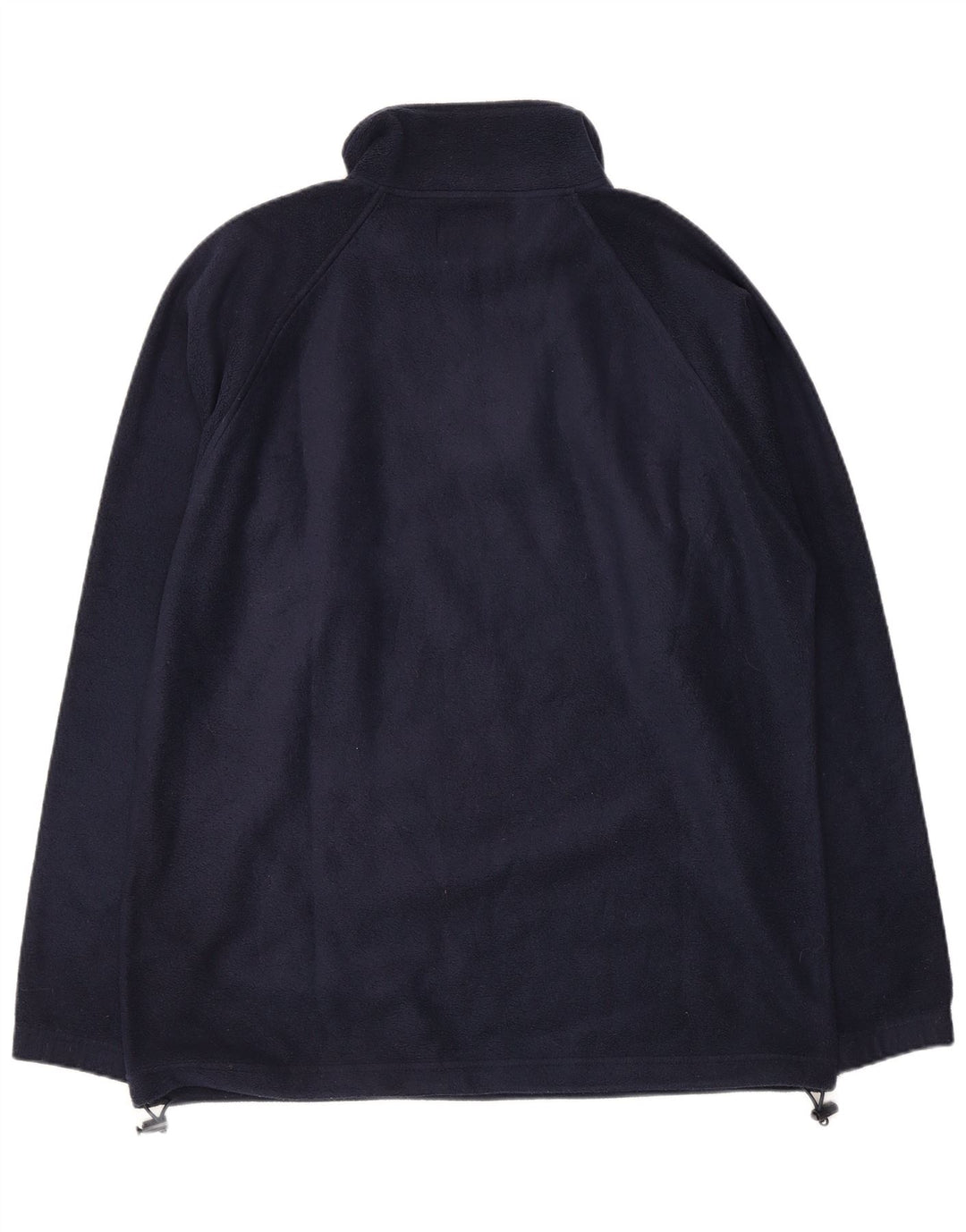 Maglione in pile da uomo KAPPA con zip e collo medio in poliestere blu navy