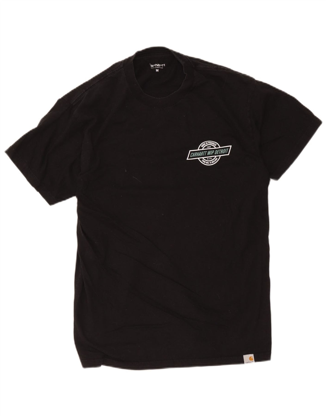 T-shirt grafica da uomo Carhartt Top in cotone nero medio