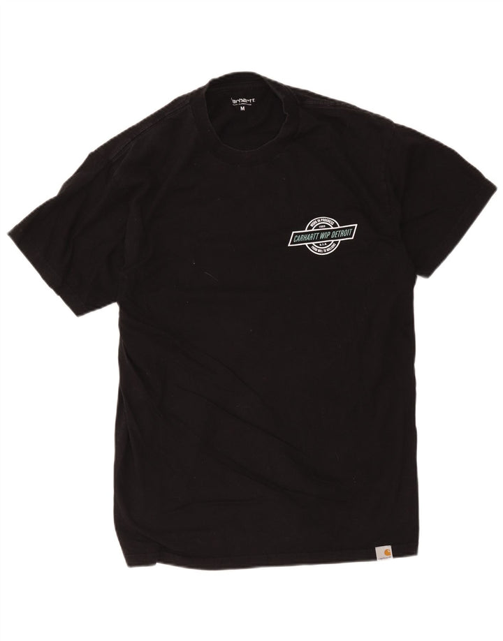 T-shirt grafica da uomo Carhartt Top in cotone nero medio