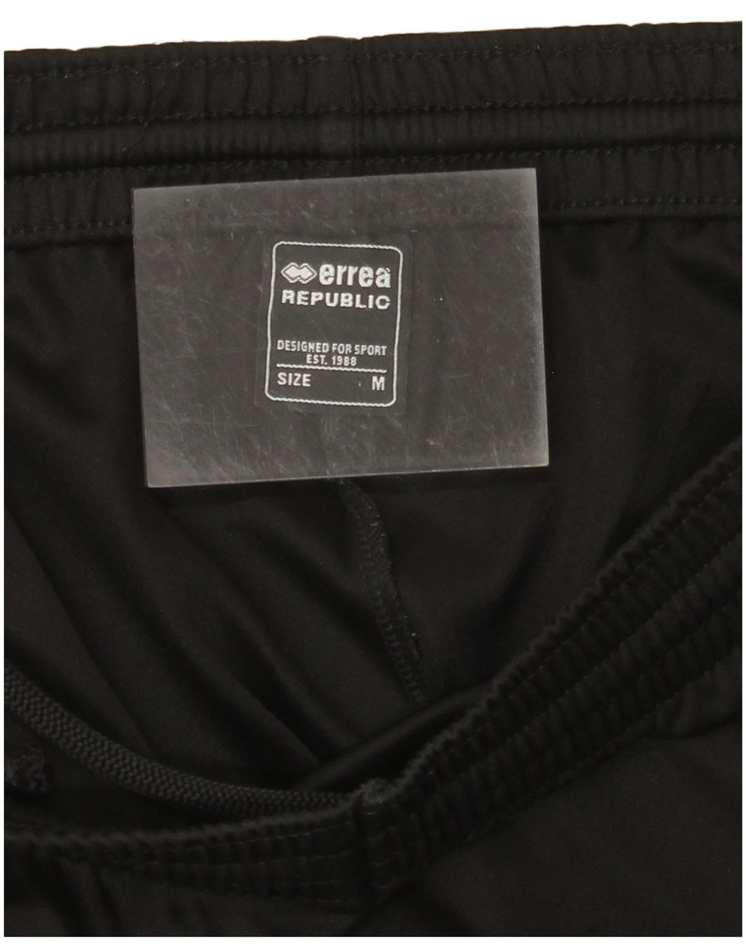 Pantaloncini sportivi grafici da uomo ERREA medi neri