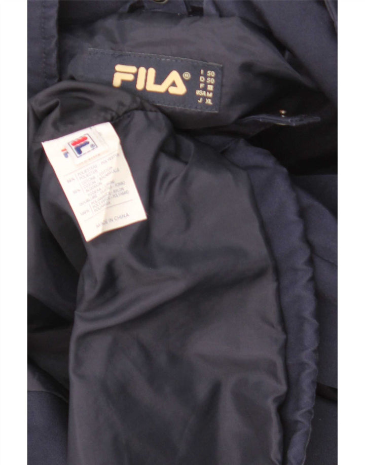 Giacca utility da uomo Fila IT 50 Large blu navy in poliestere
