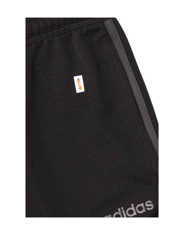 Pantaloni da tuta ADIDAS Climalite da uomo piccoli in poliestere nero