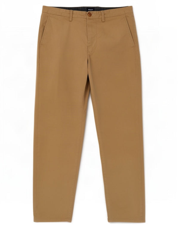 Pantaloni chino dritti Allister da uomo Gant W34 L30 in cotone beige