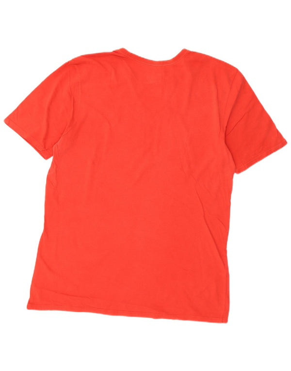 T-shirt grafica Nike da uomo con taglio atletico, grande, in cotone rosso