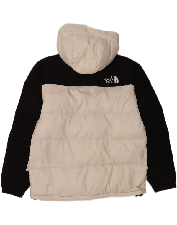 Giacca imbottita con cappuccio da uomo The North Face UK 40 Large White Colourblock